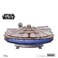 Ugears 3D dřevěná mechanická skládačka Star Wars Millennium Falcon